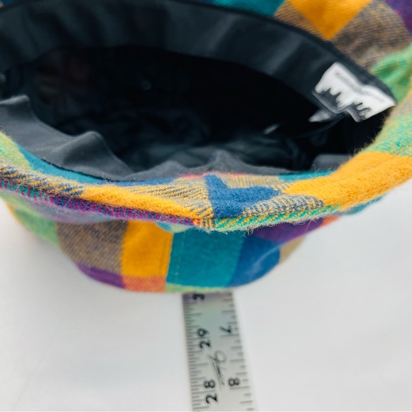 MANHATTAN HAT COMPANY Bucket Hat w/ Jewel Bling Fabric Band Orange Green Blue - Picture 8 of 11